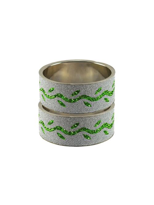 white stone stud brass bangle - 18773122 - Very Small Image - 1