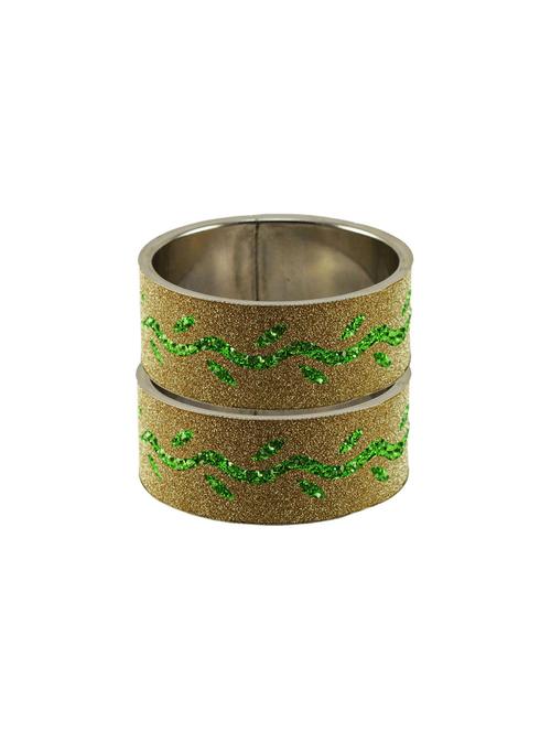 golden stone stud brass bangle - 18773123 - Very Small Image - 1