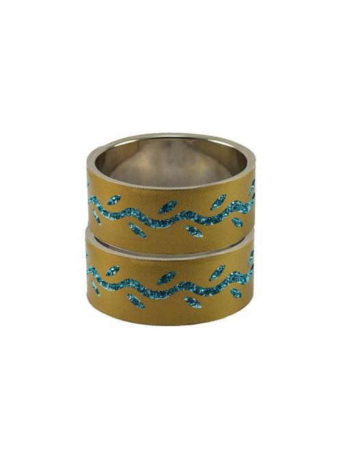 stone stud brass bangle - 18773151 - Very Small Image - 1