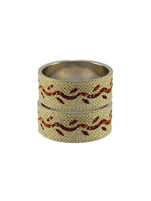 stone stud brass bangle - 18773157 - Very Small Image - 1