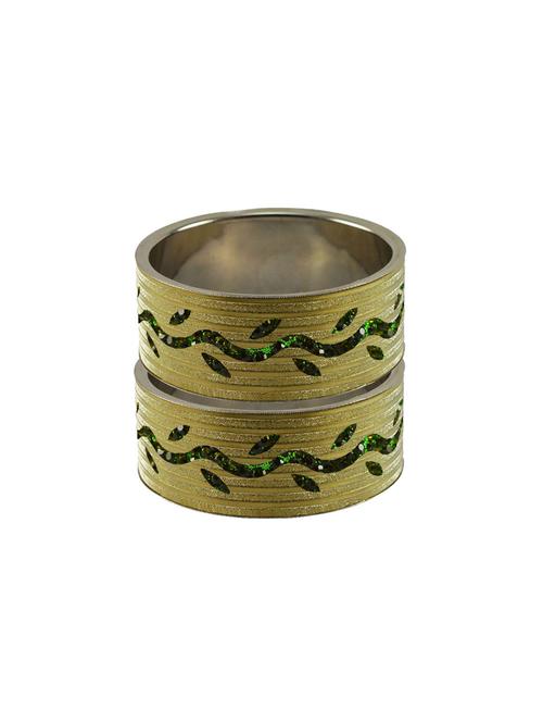 golden stone stud brass bangle - 18773179 - Very Small Image - 1