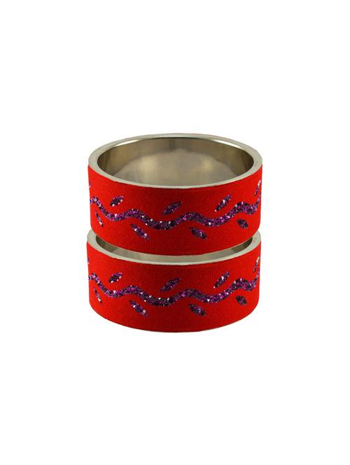 red stone stud brass bangle - 18773191 - Very Small Image - 1