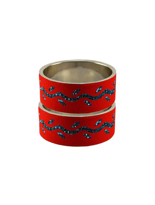 red stone stud brass bangle - 18773221 - Very Small Image - 1