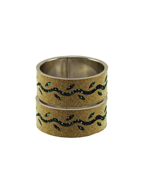 golden stone stud brass bangle - 18773253 - Very Small Image - 1