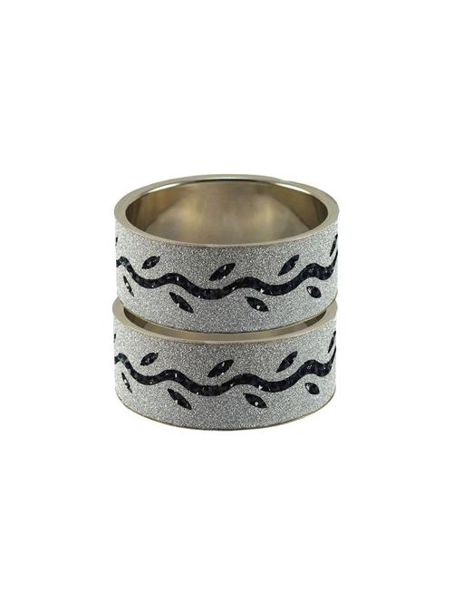 white stone stud brass bangle - 18773265 - Very Small Image - 1
