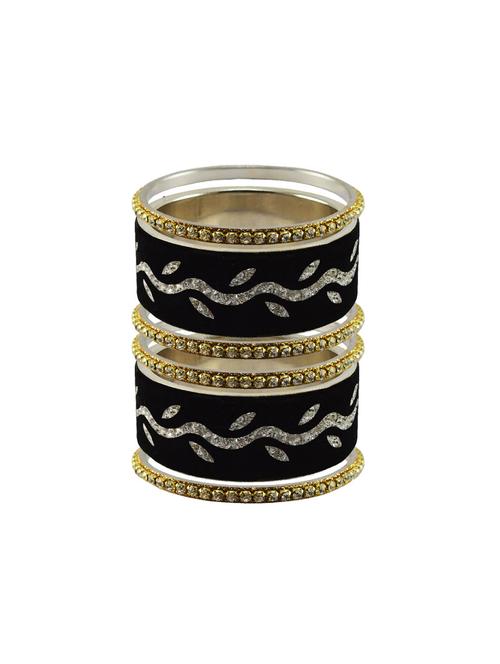 black stone stud brass bangle - 18773270 - Very Small Image - 1