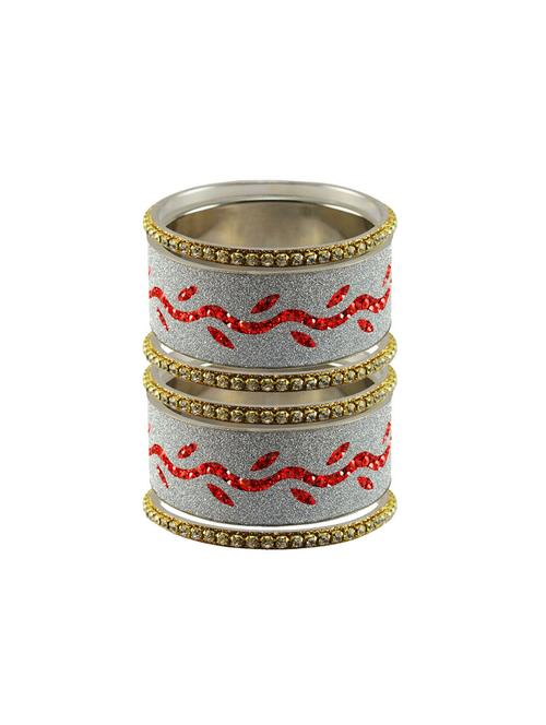 white stone stud brass bangle - 18773290 - Very Small Image - 1