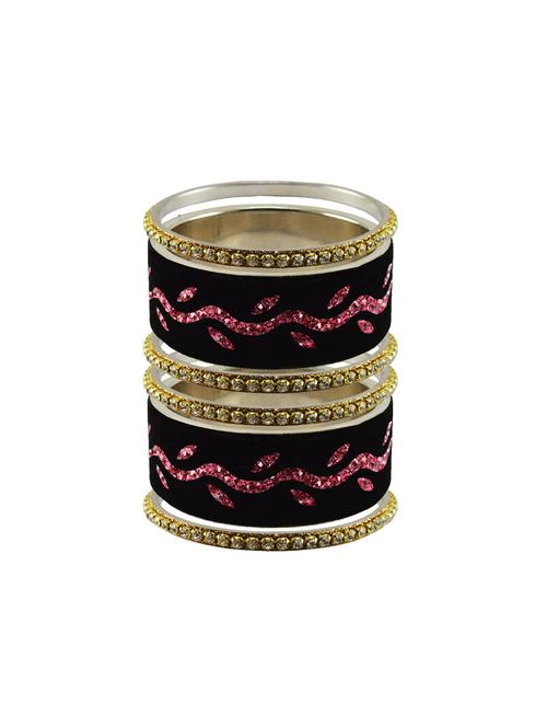black stone stud brass bangle - 18773310 - Very Small Image - 1