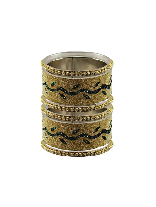 stone stud brass bangle - 18773436 - Very Small Image - 1