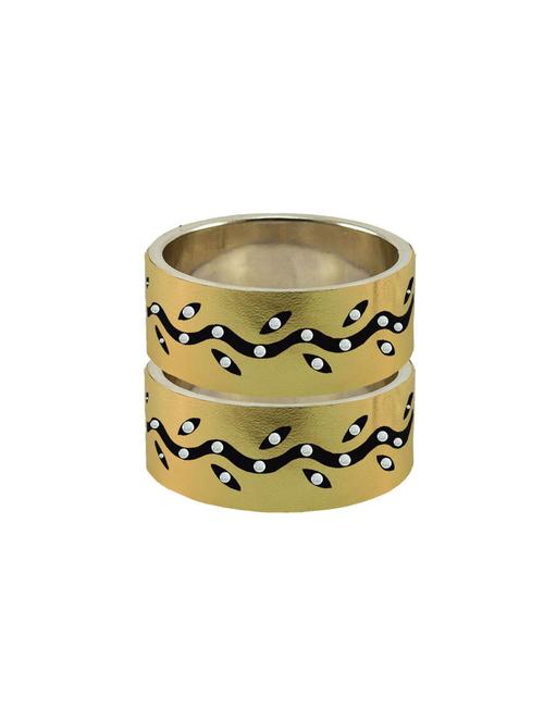 kundan brass bangle - 18773481 - Very Small Image - 1