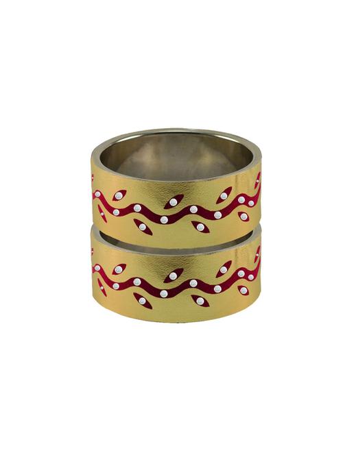 kundan brass bangle - 18773486 - Very Small Image - 1