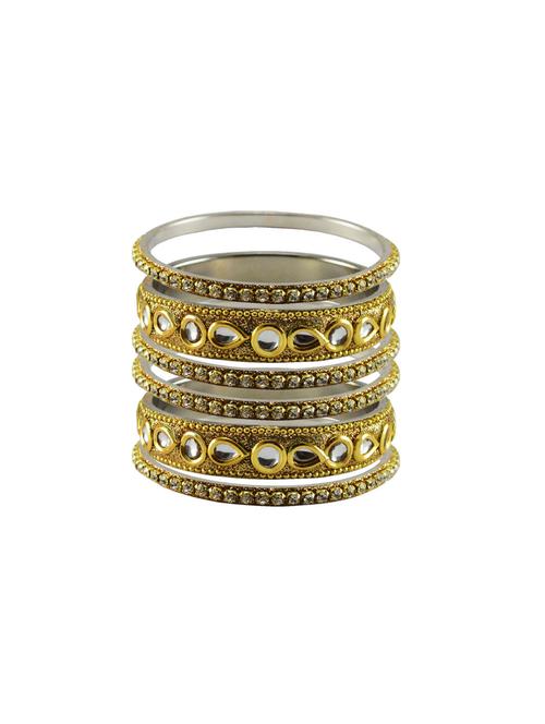 stone stud brass bangle - 18773566 - Very Small Image - 1