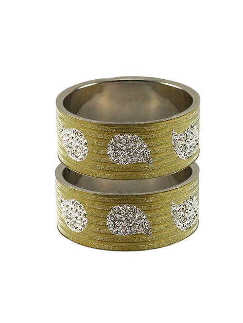 stone stud brass bangle - 18773624 - Very Small Image - 1
