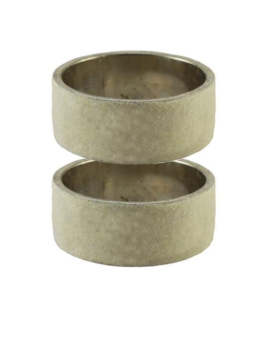 cream plain brass bangle - 18773714 - Very Small Image - 1