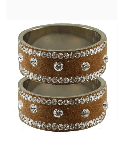 stone stud brass bangle - 18773744 - Very Small Image - 1