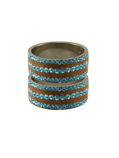 stone stud brass bangle - 18773896 - Very Small Image - 1