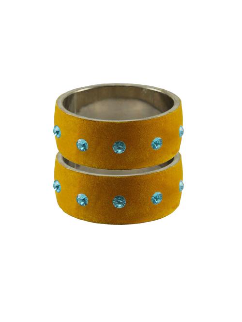 stone stud brass bangle - 18773929 - Very Small Image - 1