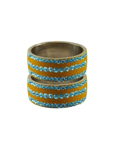 stone stud brass bangle - 18773991 - Very Small Image - 1