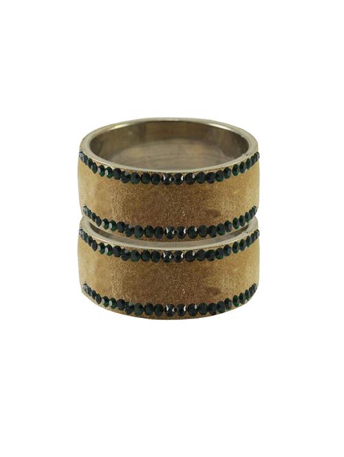 stone stud brass bangle - 18774065 - Very Small Image - 1