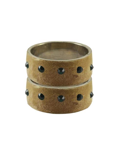 stone stud brass bangle - 18774066 - Very Small Image - 1