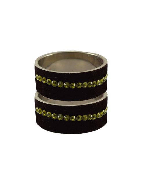 stone stud brass bangle - 18774366 - Very Small Image - 1