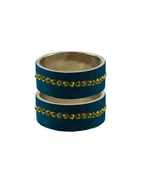 stone stud brass bangle - 18774376 - Very Small Image - 1