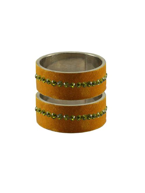 stone stud brass bangle - 18774401 - Very Small Image - 1
