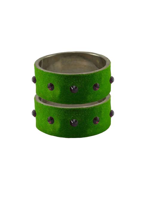 stone stud brass bangle - 18774457 - Very Small Image - 1