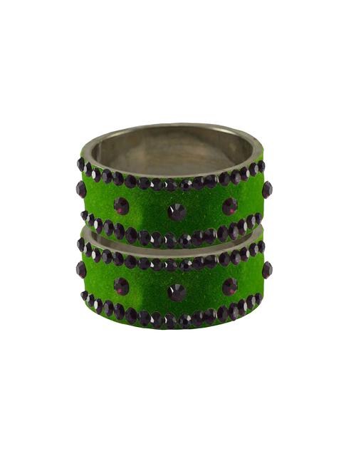 stone stud brass bangle - 18774458 - Very Small Image - 1