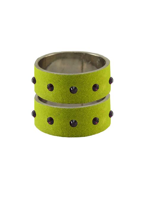 stone stud brass bangle - 18774463 - Very Small Image - 1