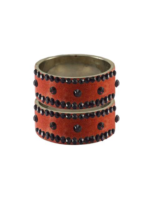 stone stud brass bangle - 18774494 - Very Small Image - 1