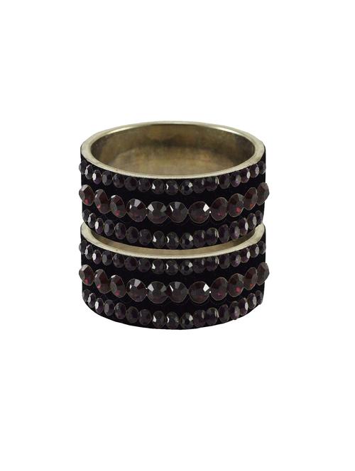 stone stud brass bangle - 18774501 - Very Small Image - 1