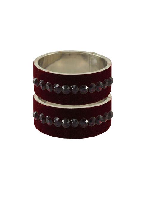 stone stud brass bangle - 18774502 - Very Small Image - 1