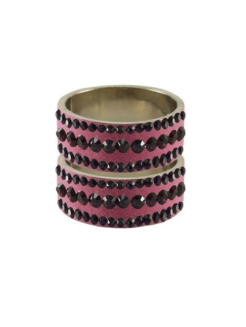 stone stud brass bangle - 18774513 - Very Small Image - 1