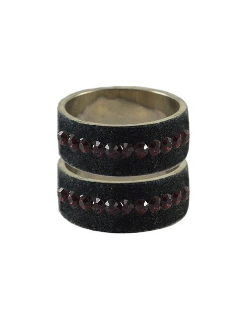 stone stud brass bangle - 18774546 - Very Small Image - 1