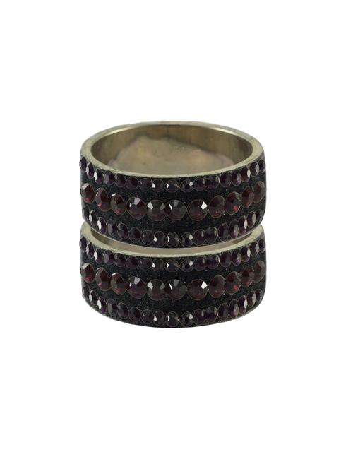 stone stud brass bangle - 18774547 - Very Small Image - 1