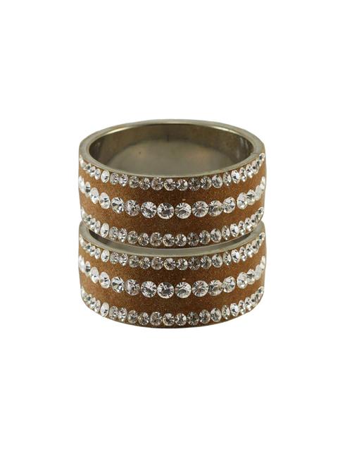 stone stud brass bangle - 18774557 - Very Small Image - 1