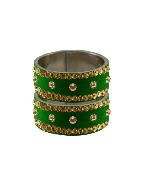 stone stud brass bangle - 18774603 - Very Small Image - 1