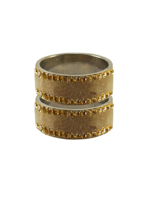stone stud brass bangle - 18774606 - Very Small Image - 1