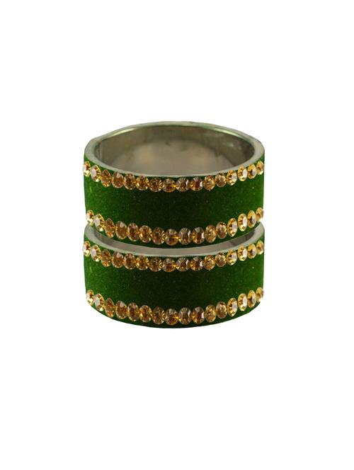 stone stud brass bangle - 18774638 - Very Small Image - 1