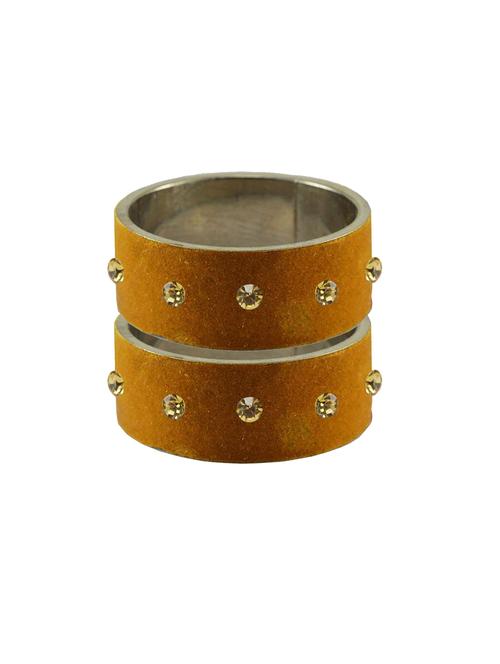 stone stud brass bangle - 18774676 - Very Small Image - 1