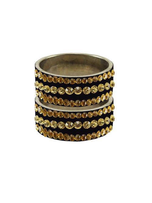 stone stud brass bangle - 18774687 - Very Small Image - 1