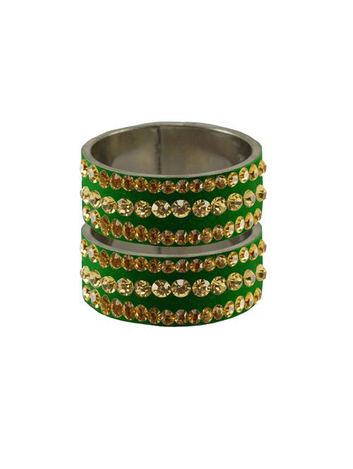 stone stud brass bangle - 18774691 - Very Small Image - 1