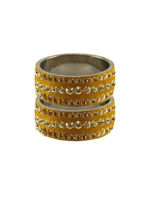 stone stud brass bangle - 18774695 - Very Small Image - 1