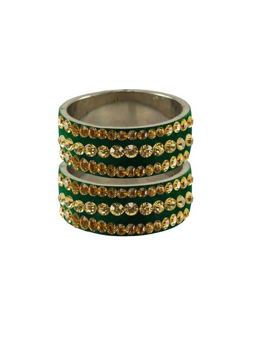 stone stud brass bangle - 18774704 - Very Small Image - 1