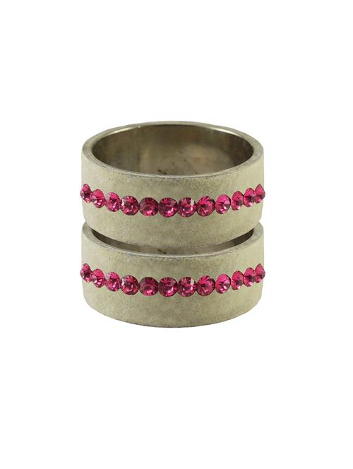 cream coloured stone stud brass bangle - 18774716 - Very Small Image - 1