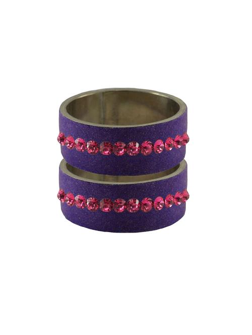 jamuni coloured stone stud brass bangle - 18774776 - Very Small Image - 1