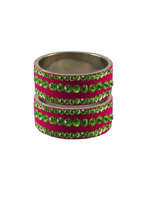 rani coloured stone stud brass bangle - 18774850 - Very Small Image - 1