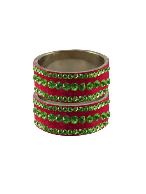 rani coloured stone stud brass bangle - 18774905 - Very Small Image - 1