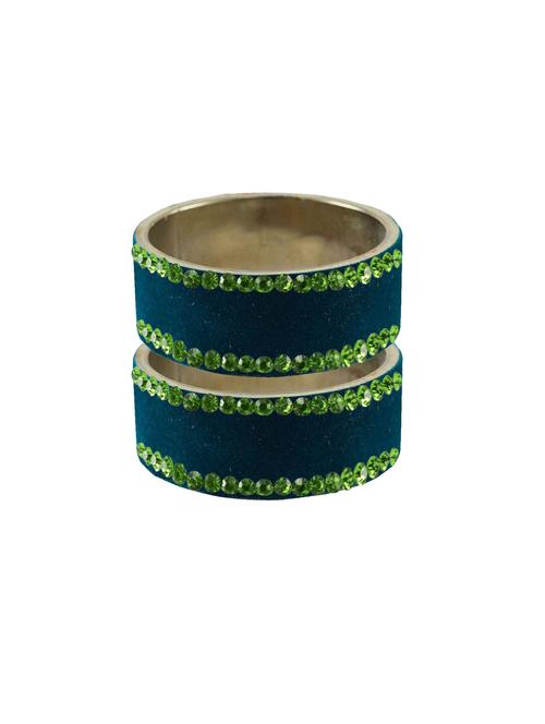 purple stone stud brass bangle - 18774941 - Very Small Image - 1